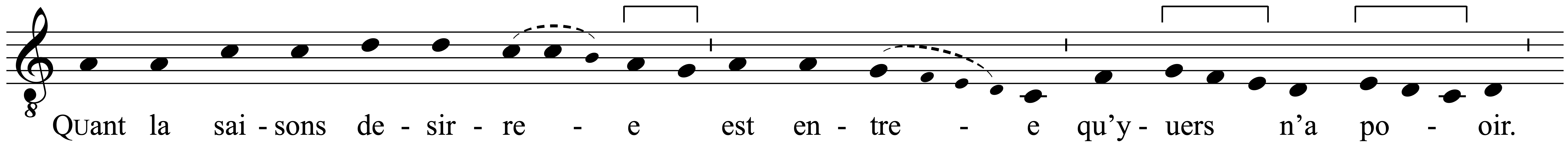 Work musical notation